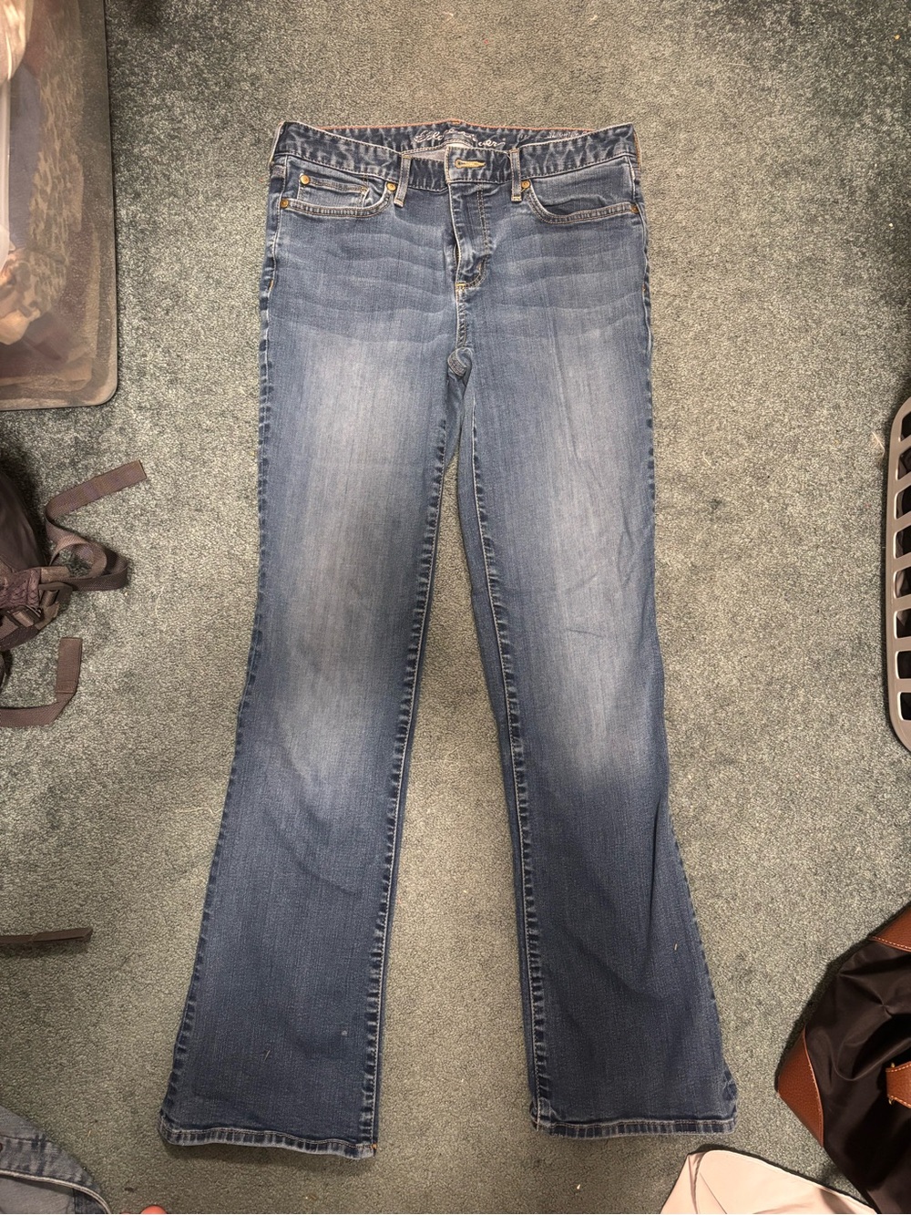 Eddie Bauer Medium Blue Flare Jeans